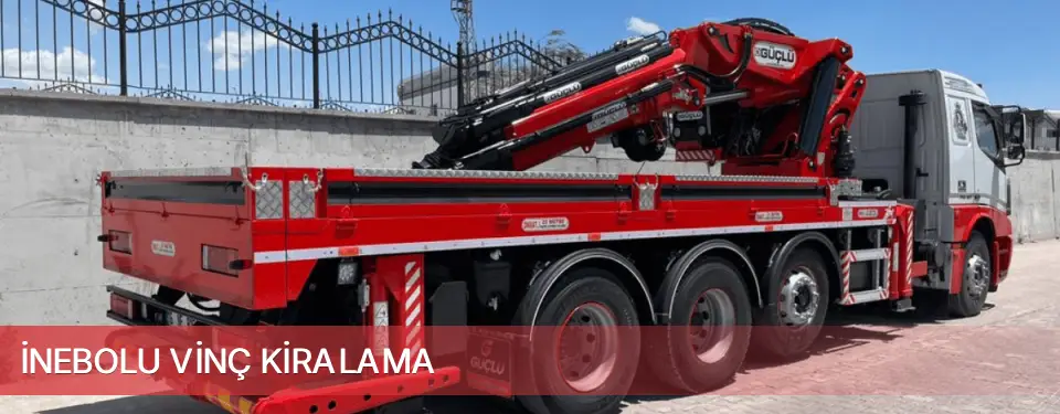 İnebolu İlçemi Vinç Kiralama